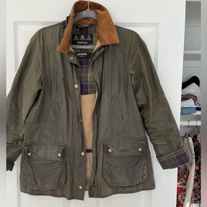 Barbour lightweight wax jacket - still in great condition - UK 10